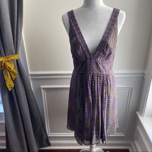 BCBG MaxAzria Patterned Party Dress, Sz 8